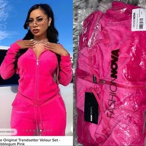 Women’s velour tracksuit